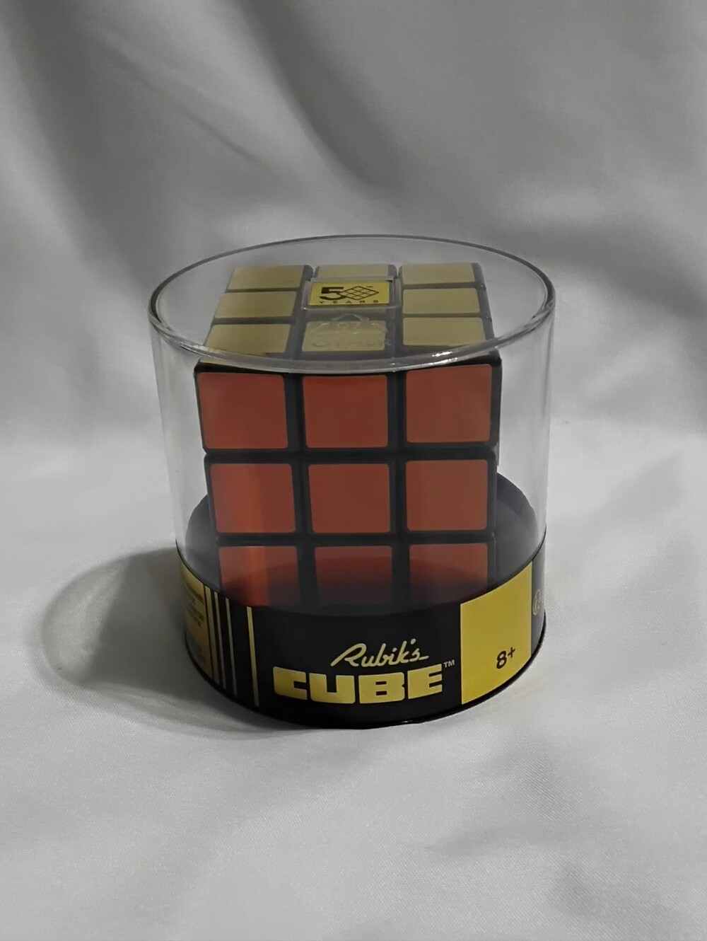 Rubik's Cube 50th Anniversary LTD Edition Gold Color Side with Case Sealed